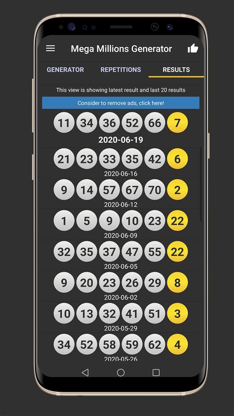 Mega Millions Number Generator .